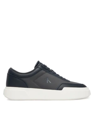 Sneakersy Calvin Klein Chunky Cups Laceup Oxf Mix Mat HM0HM02326 Granatowy