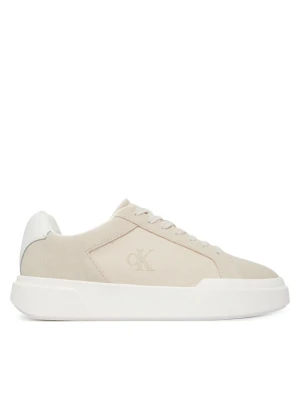 Sneakersy Calvin Klein Chunky Cupsole Laceup Cv Mix HM0HM02238 Beżowy