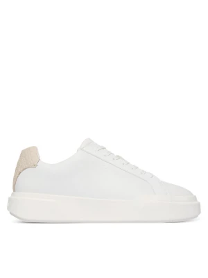 Sneakersy Calvin Klein Chunky Cupsole Laceup Lth Bt Aop HM0HM02070 Biały