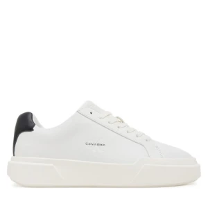 Sneakersy Calvin Klein Chunky Cupsole Laceup Lth Wn YW0YW01947 Biały