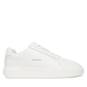 Sneakersy Calvin Klein Chunky Cupsole Laceup Lth YM0YM01344 Biały