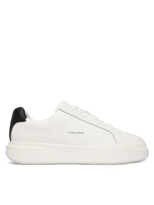 Sneakersy Calvin Klein Chunky Cupsole Laceup Lth YM0YM01344 Biały