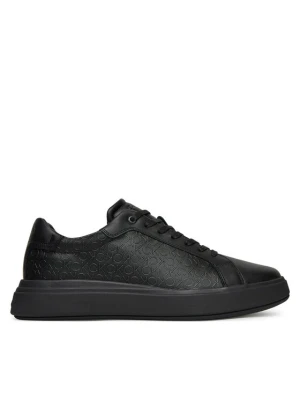 Sneakersy Calvin Klein Chunky Low Top Lace Up Mono HM0HM01970 Czarny