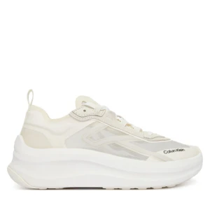 Sneakersy Calvin Klein Chunky Run Ckstripe Lup Rip HW0HW03005 05Z Écru