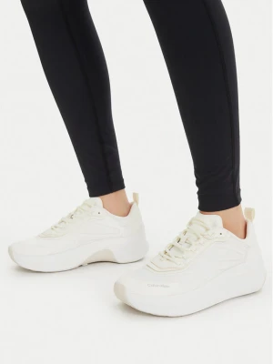 Sneakersy Calvin Klein Chunky Runner Laceup Hf Blst Ny HW0HW03111 Biały