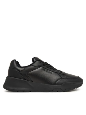 Sneakersy Calvin Klein City Runner Laceup Lth Mix HM0HM02309 Czarny