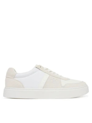 Sneakersy Calvin Klein Classic Cups Lace Mix Emb Tongue YM0YM01395 Biały