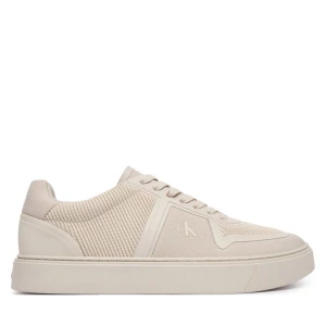 Sneakersy Calvin Klein Classic Cups Laceup Knit HM0HM02130 Beżowy