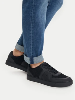 Sneakersy Calvin Klein Classic Cups Laceup Knit HM0HM02130 Czarny