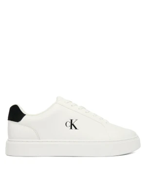 Sneakersy Calvin Klein Classic Cupsole Laceup Lth YM0YM01435 Biały