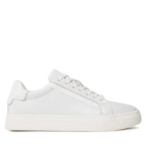 Sneakersy Calvin Klein Clean Cup Lace-Nano Mono Mix HW0HW01592 Biały