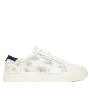Sneakersy Calvin Klein Clean Cup Low Laceup Perf Lth HM0HM01870 Biały