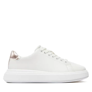 Sneakersy Calvin Klein Cupsole Lace Up Leather HW0HW01987 White/Crystal Gray 02Z