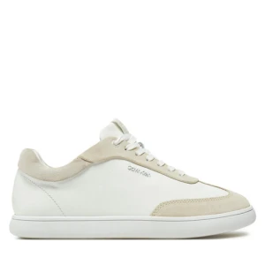 Sneakersy Calvin Klein Cupsole Lace Up - Lth Sue Mix HW0HW02435 Beżowy