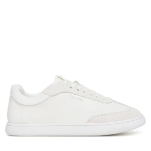 Sneakersy Calvin Klein Cupsole Lace Up - Lth Sue Mix HW0HW02435 Biały
