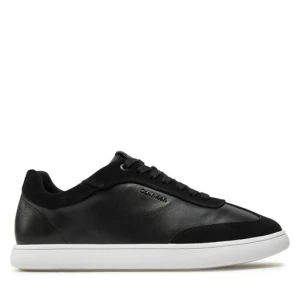 Sneakersy Calvin Klein Cupsole Lace Up - Lth Sue Mix HW0HW02435 Czarny