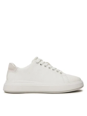 Sneakersy Calvin Klein Cupsole Lace Up Mono HW0HW02445 Biały