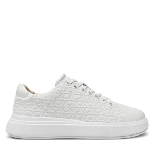 Sneakersy Calvin Klein Cupsole Lace Up Saff Mono HW0HW02103 Biały