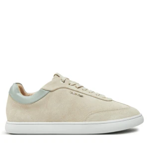 Sneakersy Calvin Klein Cupsole Lace Up - Sue HW0HW02436 Beżowy
