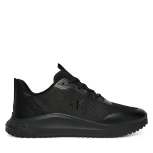 Sneakersy Calvin Klein Eva Runner Lace Up Mat Mix YM0YM01442 Czarny