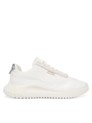 Sneakersy Calvin Klein Eva Runner Lace Up Mat Mix YW0YW02016 Biały