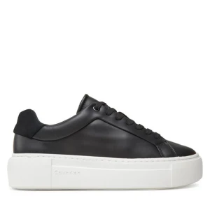 Sneakersy Calvin Klein Ff Cupsole Lace Up Lth HW0HW02570 Czarny