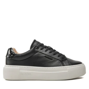 Sneakersy Calvin Klein Ff Cupsole Lace Up W/Ml Lth HW0HW02118 Czarny