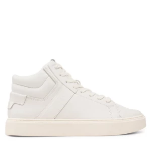 Sneakersy Calvin Klein High Top Lace Up Lth HM0HM01057 Biały