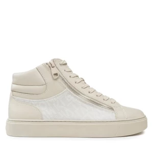 Sneakersy Calvin Klein High Top Lace Up W/Zip Mono HM0HM01046 Beżowy