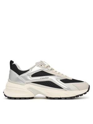Sneakersy Calvin Klein Hike Run Ckstripe Mesh Met HW0HW03140 Czarny