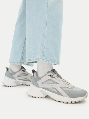 Sneakersy Calvin Klein Hike Runner Ck Stripe Refl Su HW0HW03107 Szary