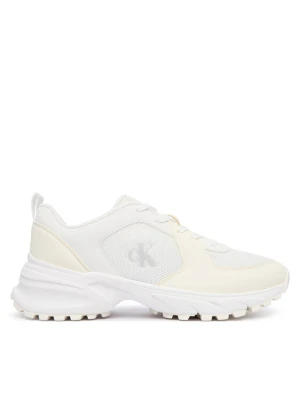 Sneakersy Calvin Klein Hike Runner Lace Up Su Mesh Wmn HW0HW03440 Biały