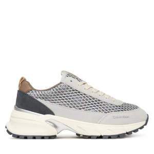 Sneakersy Calvin Klein Hike Runner Lace Up Techmix YW0YW02030 Beżowy