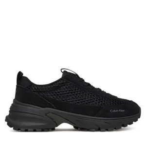 Sneakersy Calvin Klein Hike Runner Lace Up Techmix YW0YW02030 Czarny