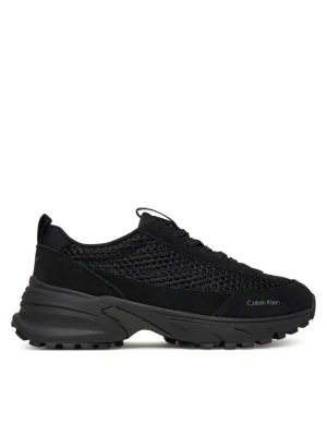 Sneakersy Calvin Klein Hike Runner Lace Up Techmix YW0YW02030 Czarny
