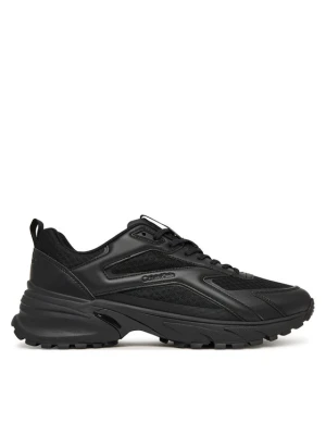 Sneakersy Calvin Klein Hike Runner Laceup Strip M-Lt HM0HM02154 Czarny