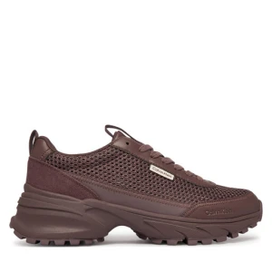 Sneakersy Calvin Klein Hike Runner Lup Lin Mesh HW0HW03000 Brązowy
