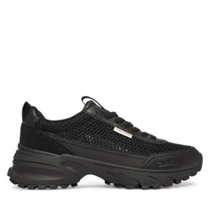 Sneakersy Calvin Klein Hike Runner Lup Lin Mesh HW0HW03000 Czarny