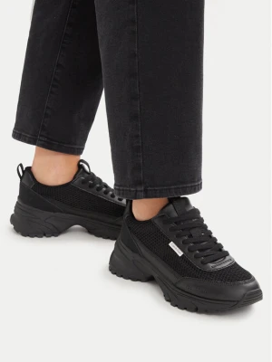 Sneakersy Calvin Klein Hike Runner Lup Lin Mesh HW0HW03000 Czarny