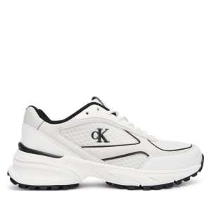 Sneakersy Calvin Klein Hike Runner Mesh Mix Met Mg YW0YW02009 Biały
