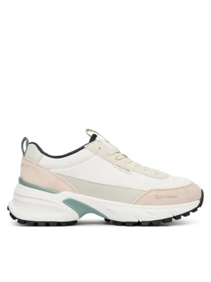 Sneakersy Calvin Klein Hike Runner Nylon Mix HW0HW03279 Biały
