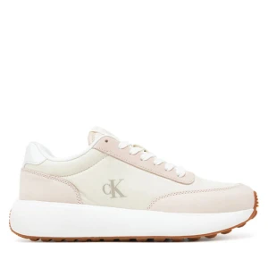 Sneakersy Calvin Klein Jeans Athleisure Runner Laceup Mix Wn YW0YW01774 Biały