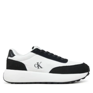 Sneakersy Calvin Klein Jeans Athleisure Runner Laceup Mix Wn YW0YW01774 Biały