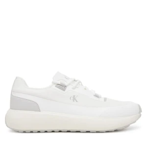 Sneakersy Calvin Klein Jeans Athleisure Runner Laceup Nt YW0YW01823 Biały