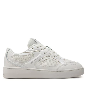 Sneakersy Calvin Klein Jeans Basket Cupsole Low Mix In Met YW0YW01387 Bright White/Silver 01V