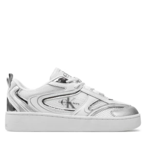 Sneakersy Calvin Klein Jeans Basket Cupsole Low Mix Ml Mr YW0YW01386 Biały