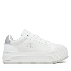 Sneakersy Calvin Klein Jeans Bold Flatf Low Lace Mg YW0YW01766 Biały