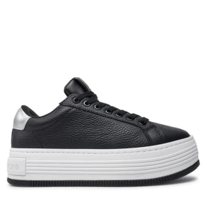Sneakersy Calvin Klein Jeans Bold Flatf Low Mix Ohb YW0YW01632 Czarny