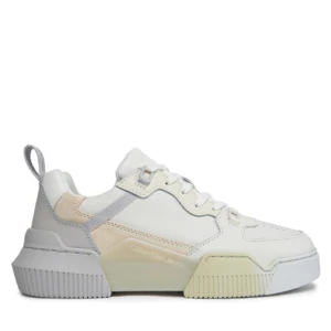 Sneakersy Calvin Klein Jeans Chunky Cupsole 2.0 Lth Ml Sat YW0YW01306 Oyster Mushroom/Creamy White PSX
