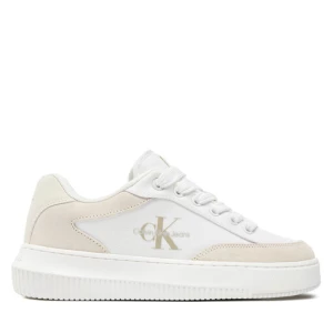 Sneakersy Calvin Klein Jeans Chunky Cupsole Lace Skater Btw YW0YW01452 Bright White/Creamy White 0K8